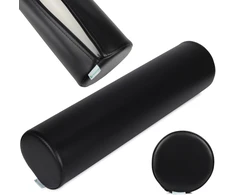 Apvali masažo pagalvėlė Habys Vinyl Flex 15×60 cm, juoda