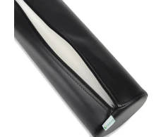 Apvali masažo pagalvėlė Habys Vinyl Flex 15×60 cm, juoda