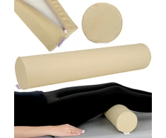 Aveno Life Apvali masažo pagalvė Comfy Base 12×60 cm, smėlio spalvos
