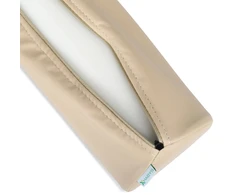 Aveno Life Apvali masažo pagalvėlė Habys Soft Touch 15×60 cm, Moco rusvai gelsvas