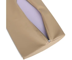 Aveno Life Pusapvalė juosmens masažo pagalvėlė Habys Soft Touch 40×25×5 cm minkšta, Moco rusvai gelsvas