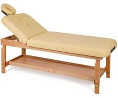 Aveno Life Stacionarus masažo stalas ALEXA Comfy Base rusvai gelsvas