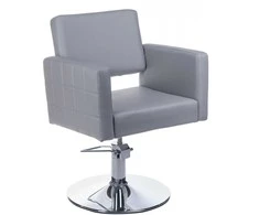 Beauty System Kirpyklos kėdė PROFESSIONAL HAIRDRESSING CHAIR ERNESTO ANKARA LIGHT Pilkas