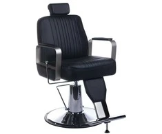 Beauty System Kirpyklos kėdė PROFESSIONAL BARBER CHAIR HOMER Juodas