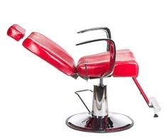 Beauty System Kirpyklos kėdė PROFESSIONAL BARBER CHAIR OLAF Raudonas