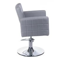 Beauty System Kirpyklos kėdė PROFESSIONAL HAIRDRESSING CHAIR ERNESTO ANKARA LIGHT Pilkas