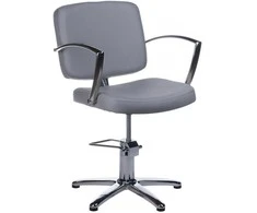 Beauty System Kirpyklos kėdė PROFESSIONAL HAIRDRESSING CHAIR DARIO BRUSSEL Pilkas