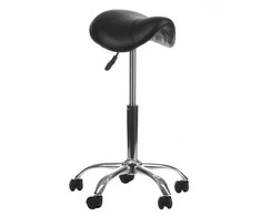 Beauty System Kosmetologinė meistro kėdutė COSMETIC BEAUTY STOOL SINGLE Juodas