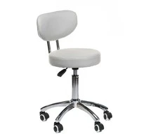Beauty System Kosmetologinė meistro kėdutė COSMETIC BEAUTY STOOL PRACTIC SKANDI Pilkas