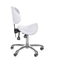 Beauty System Kosmetologinė meistro kėdutė COSMETIC BEAUTY STOOL Baltas