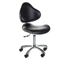Beauty System Kosmetologinė meistro kėdutė COSMETIC BEAUTY STOOL PRACTIC PAR Juodas