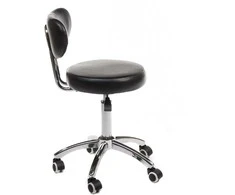 Beauty System Kosmetologinė meistro kėdutė COSMETIC BEAUTY STOOL PRACTIC SKANDI Juodas