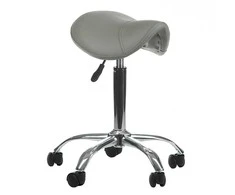 Beauty System Kosmetologinė meistro kėdutė COSMETIC BEAUTY STOOL SINGLE Pilkas