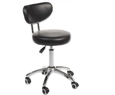 Beauty System Kosmetologinė meistro kėdutė COSMETIC BEAUTY STOOL PRACTIC SKANDI Juodas