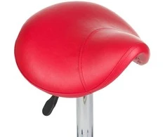Beauty System Kosmetologinė meistro kėdutė COSMETIC BEAUTY STOOL SINGLE Raudonas