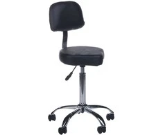 Beauty System Kosmetologinė meistro kėdutė COSMETIC BEAUTY STOOL PRACTIC SHAPE Juodas