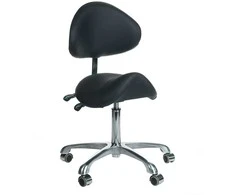 Beauty System Kosmetologinė meistro kėdutė COSMETIC BEAUTY STOOL Juodas