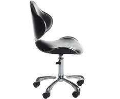 Beauty System Kosmetologinė meistro kėdutė COSMETIC BEAUTY STOOL PRACTIC PAR Juodas