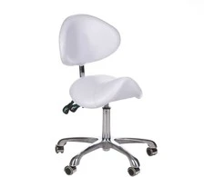 Beauty System Kosmetologinė meistro kėdutė COSMETIC BEAUTY STOOL Pilkas