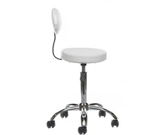 Beauty System Kosmetologinė meistro kėdutė COSMETIC BEAUTY STOOL PRACTIC Baltas