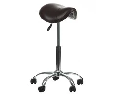 Beauty System Kosmetologinė meistro kėdutė COSMETIC BEAUTY STOOL SINGLE BROWN