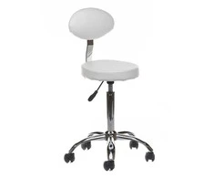 Beauty System Kosmetologinė meistro kėdutė COSMETIC BEAUTY STOOL PRACTIC Baltas