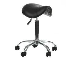 Beauty System Kosmetologinė meistro kėdutė COSMETIC BEAUTY STOOL SINGLE Juodas
