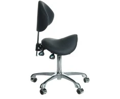 Beauty System Kosmetologinė meistro kėdutė COSMETIC BEAUTY STOOL Juodas