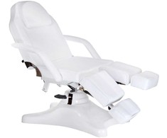 Beauty System Kosmetologinis krėslas 8243 PEDI HYDRAULIC Baltas