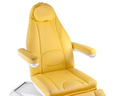 Beauty System Kosmetologinis krėslas MAZARO ELECTRIC ARMCHAIR 3 MOTOR Geltonas