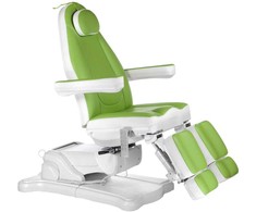 Beauty System Kosmetologinis krėslas MAZARO ELECTRIC ARMCHAIR PEDI 4 MOTOR Žalias