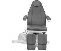 Beauty System Kosmetologinis krėslas MAZARO ELECTRIC ARMCHAIR PEDI 3 MOTOR Pilkas