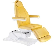 Beauty System Kosmetologinis krėslas MAZARO ELECTRIC ARMCHAIR 3 MOTOR Geltonas