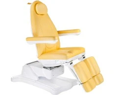 Beauty System Kosmetologinis krėslas MAZARO ELECTRIC ARMCHAIR PEDI 4 MOTOR Geltonas