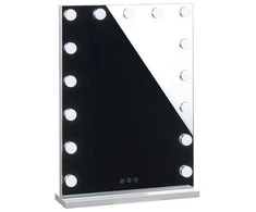 Beauty System Makiažo veidrodis su LED apšvietimu HOLLYWOOD 46x58cm