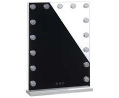Beauty System Makiažo veidrodis su LED apšvietimu HOLLYWOOD 46x58cm