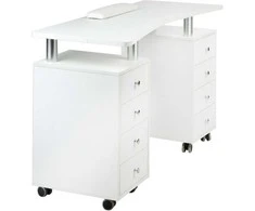 Beauty System Kosmetologinis stalas MANICURE DESK ESTHETIC Baltas