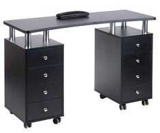 Beauty System Kosmetologinis stalas MANICURE DESK ESTHETIC Juodas