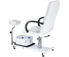 Beauty System Pedikiūro krėslas su pėdų vonele PEDICURE CHAIR SPA HYDRAULIC Baltas