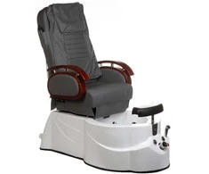 Beauty System Pedikiūro krėslas su pėdų vonele BR-3820D Pilkas