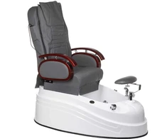 Beauty System Pedikiūro krėslas su pėdų vonele BR-2307 Pilkas