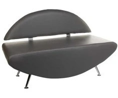 Beauty System Registratūros sofa Carini Pilkas