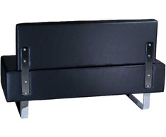 Beauty System Registratūros sofa Mesina Juodas
