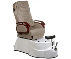 Beauty System Elektrinė pedikiūro kėdė su masažo sistema ir hidromasažo vonia BR-3820D, latte