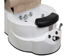 Beauty System Elektrinė pedikiūro kėdė su masažo sistema ir hidromasažo vonia BR-3820D, latte