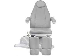 Beauty System Elektrinis kosmetologinis krėslas Mazaro BR-6672A light pilkas