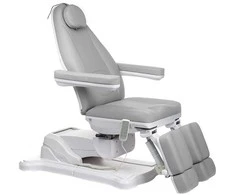 Beauty System Elektrinis kosmetologinis krėslas Mazaro BR-6672A light pilkas