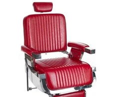 Beauty System Kirpyklos kėdė Barber Chair Lumber Raudona