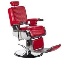 Beauty System Kirpyklos kėdė Barber Chair Lumber Raudona