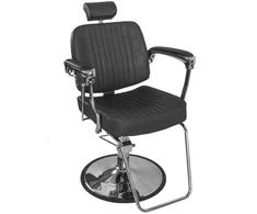 Beauty System Kirpyklos kėdė BeautySystem Bjorn BH-3318, matinė juoda